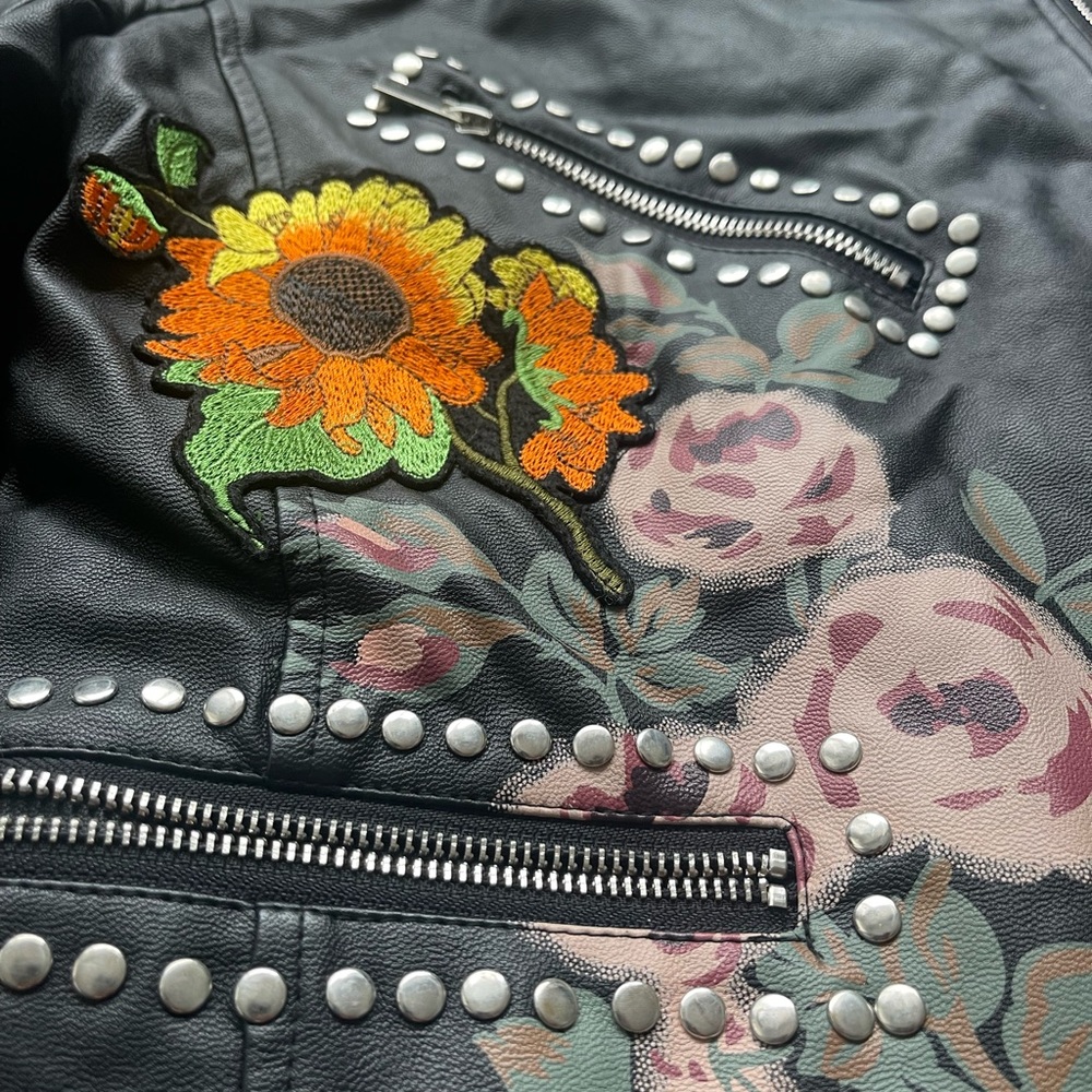 Beautiful leather jacket - Picture 4 of 6